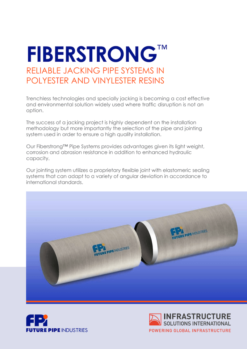 Fibrestrong Reliable Jacking Pipe